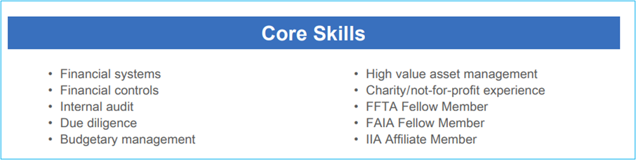 Accounting CV skills section