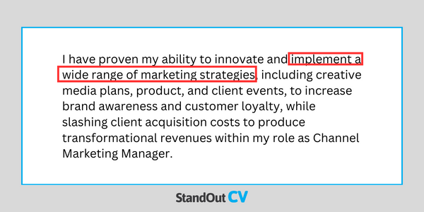 Mention your relevant skills