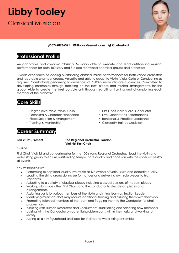 Musician CV-1 Musician CV